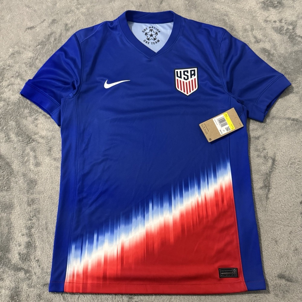 Nike Team USA Soccer Nike Away 24/25 FJ4264-417 VAPORKNIT Men's Sz S